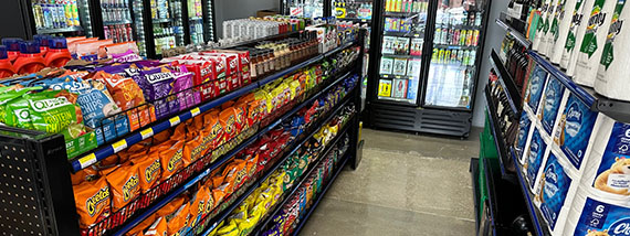 inside of a convenience store